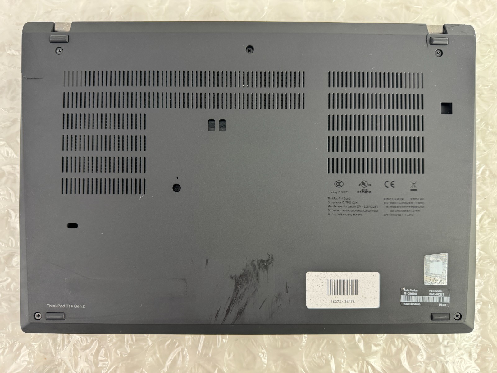 Lenovo ThinkPad T14 Gen 2 i7-1165G7 16GB 256GB SSD 14″ FHD Win 11 Pro