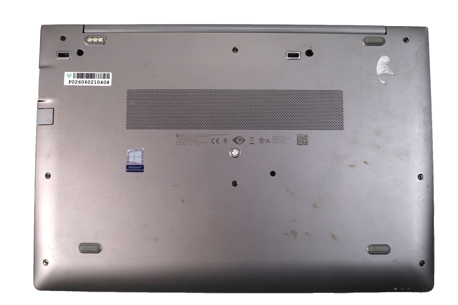 HP ZBook 15U G6 15.6″ Intel i7-8665u 16GB Radeon PRO WX 3200 No HDD COA OS