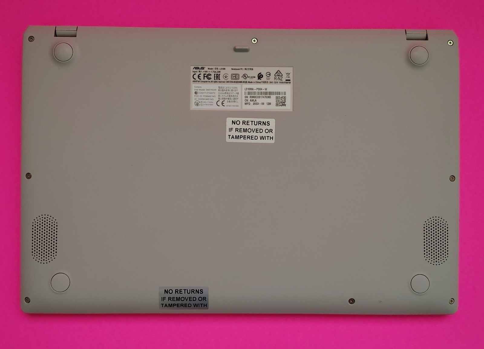 Asus E510 FHD 15.6″ Intel N4020 / 128GB eMMC / 4GB RAM Laptop Backlit KB White
