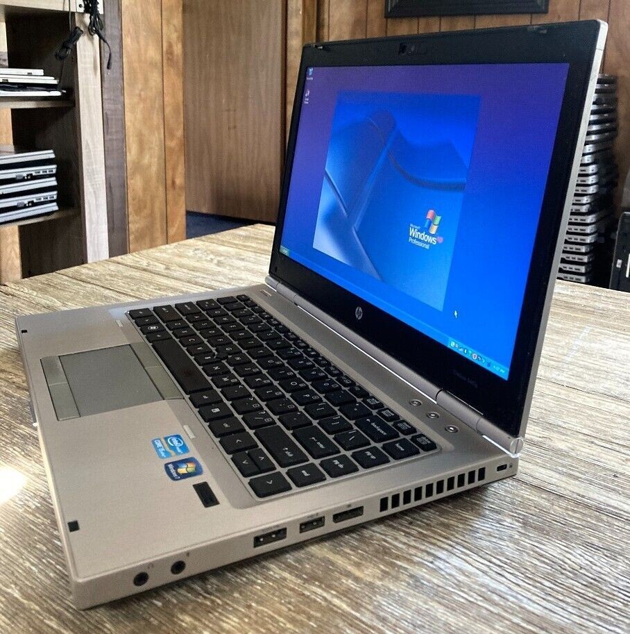 14.1″ HP Probook 8460/70 Laptop Vintage Windows XP 32 Bit 2ghz 4gb 250gb DVDRW