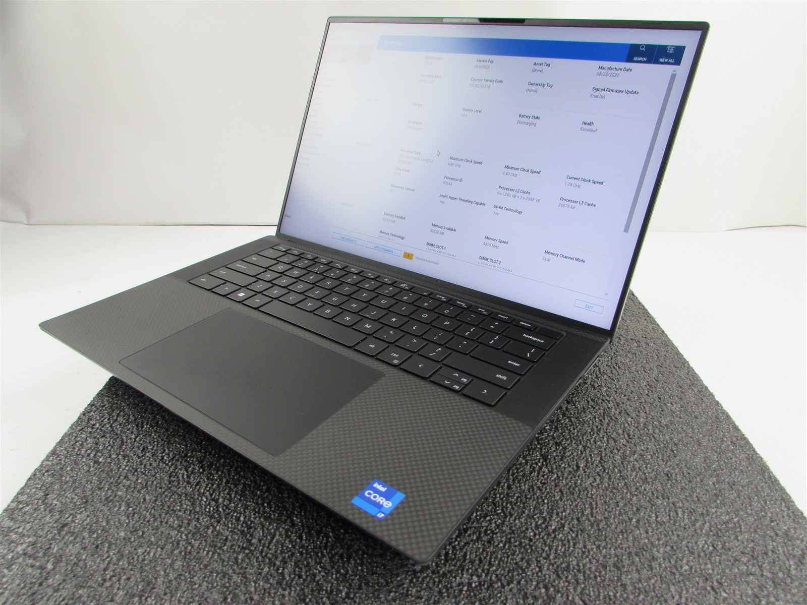 DELL PRECISION 5570 CORE I7-12800H 1TB SSD 32GB RAM NVIDIA RTX A1000 WIN 11 PRO