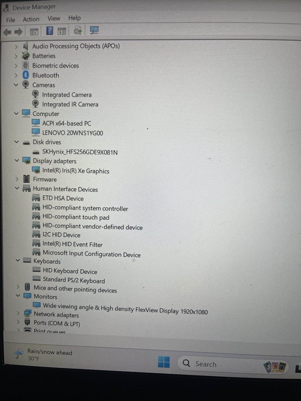 Lenovo ThinkPad T14s Gen 2 14″ i5-1145G7 8GB RAM 256GB SSD Win 11 Pro