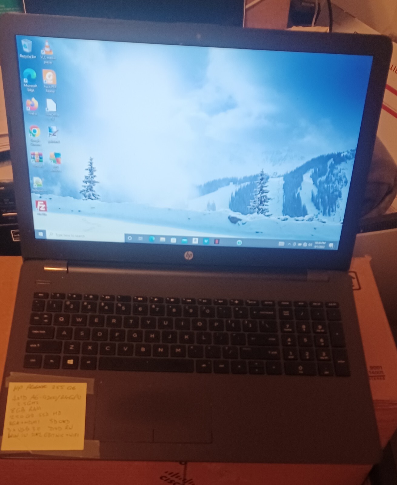 HP Probook 255 G6 – 8GB RAM, 256GB SSD, AMD A6 laptop