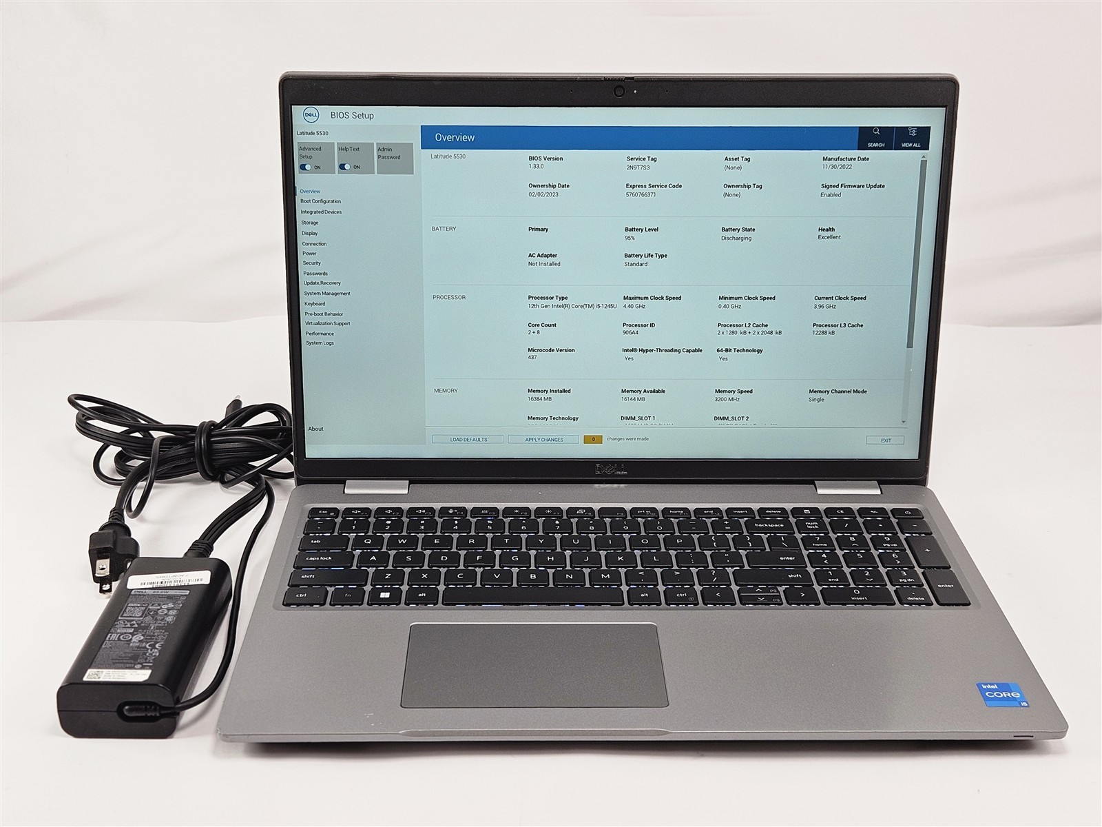 Dell 15.6″ Latitude 5530 16GB 256GB SSD i5-1245U Iris Xe Business Laptop