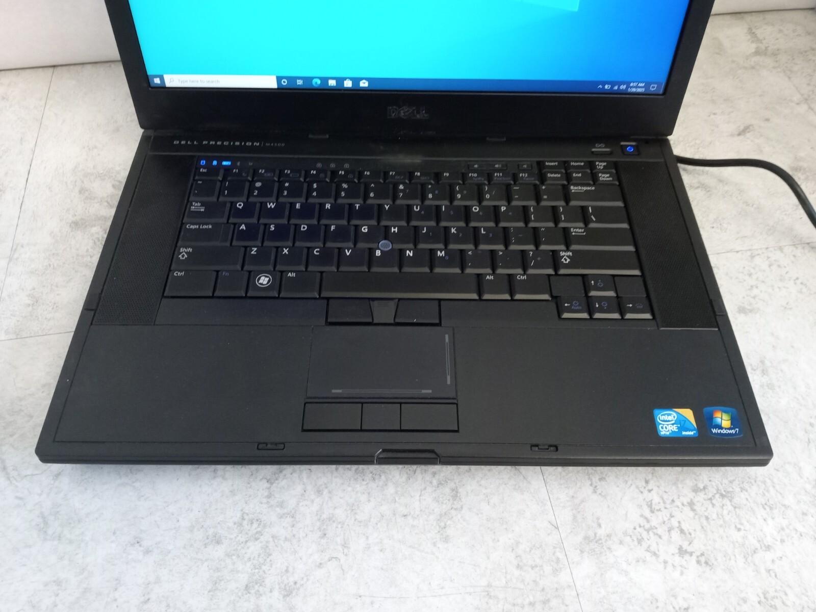 Dell Precision M4500 15″ Laptop Intel i7-820Q 8GB 128GB Win10 FX880M *READ* -RR
