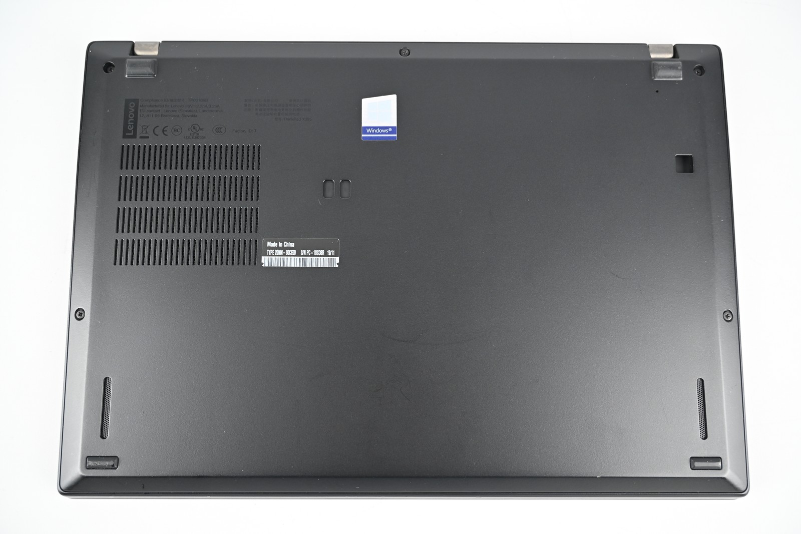 Lenovo ThinkPad X395 Laptop, Ryzen 5 PRO 3500U, 8GB RAM, 256GB NVMe
