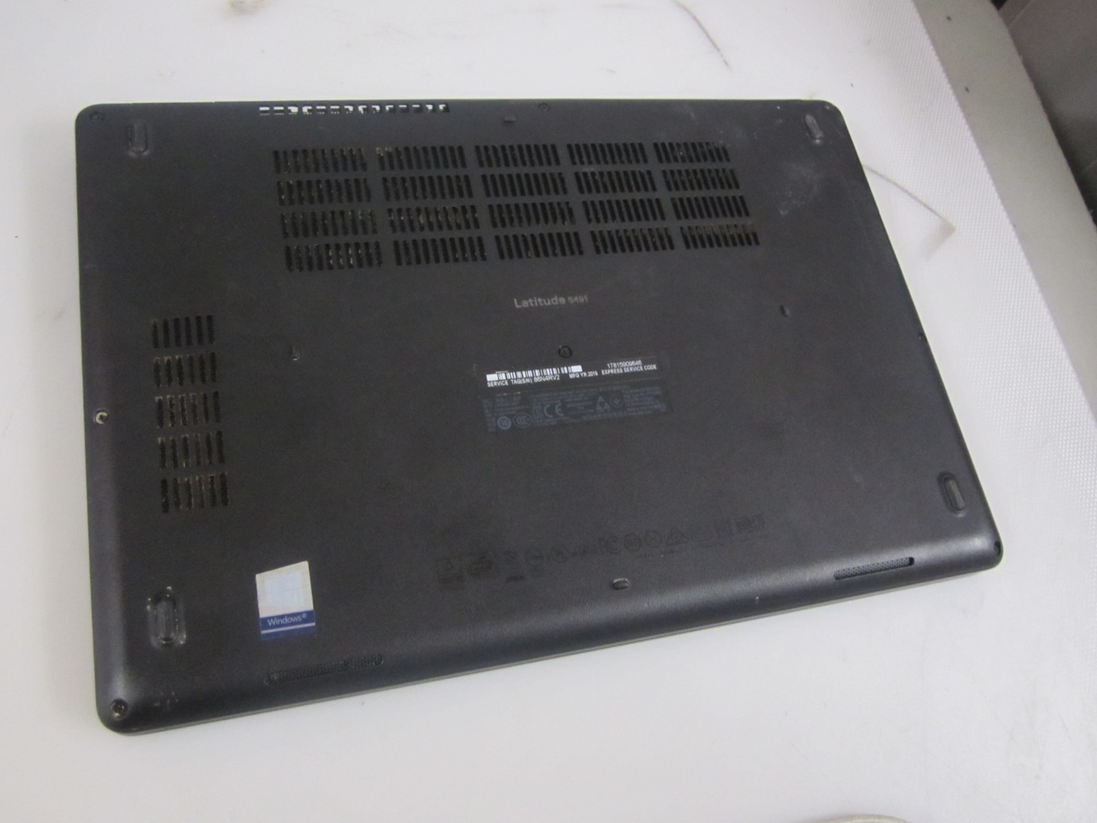 Dell Latitude 5491 i5-8300H 2.3GHz 8GB NO HDD/OS/AC LAPTOP BIOS READ