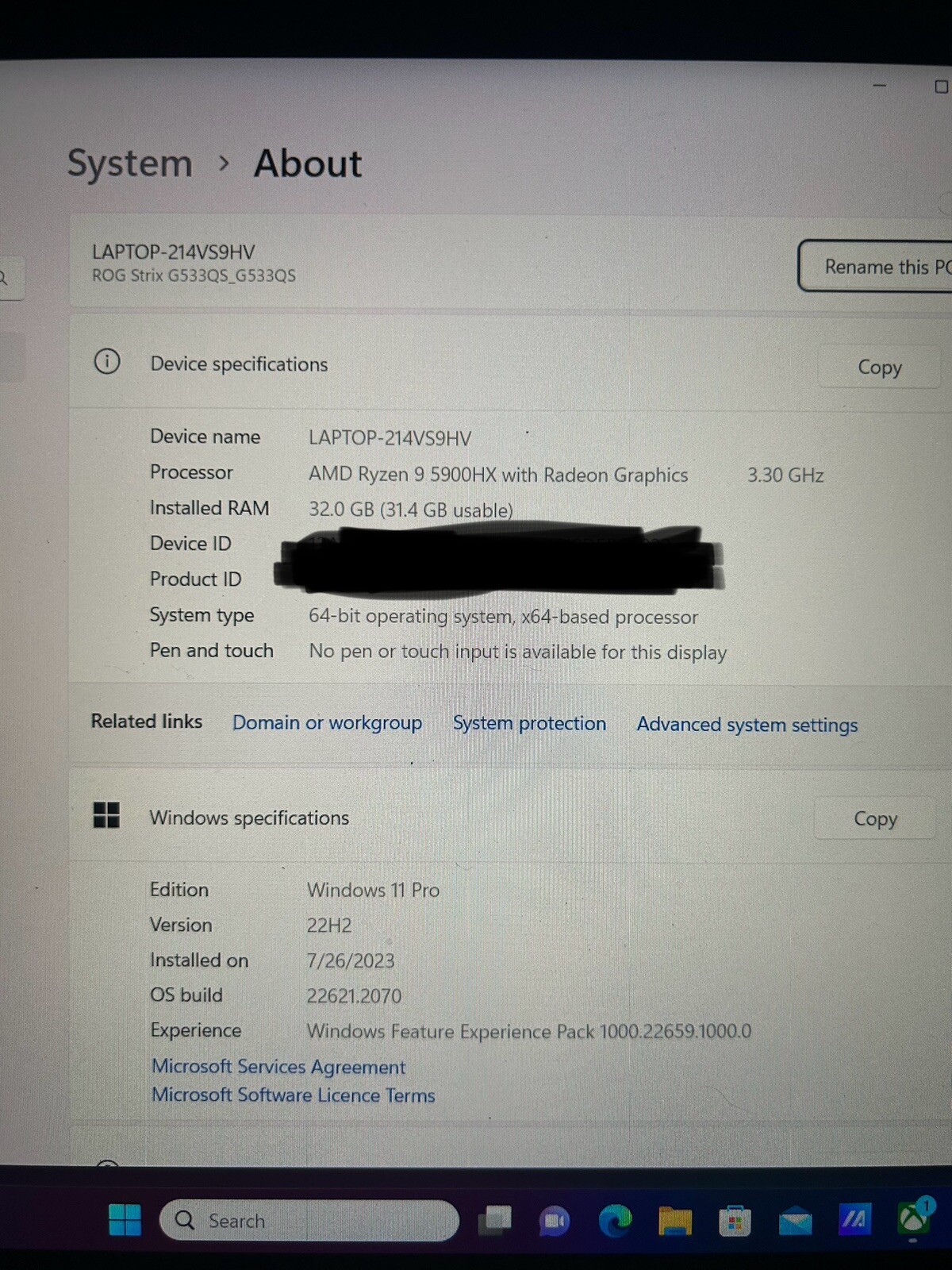 ASUS Rog Strix 15.6 2tb Hard Drive