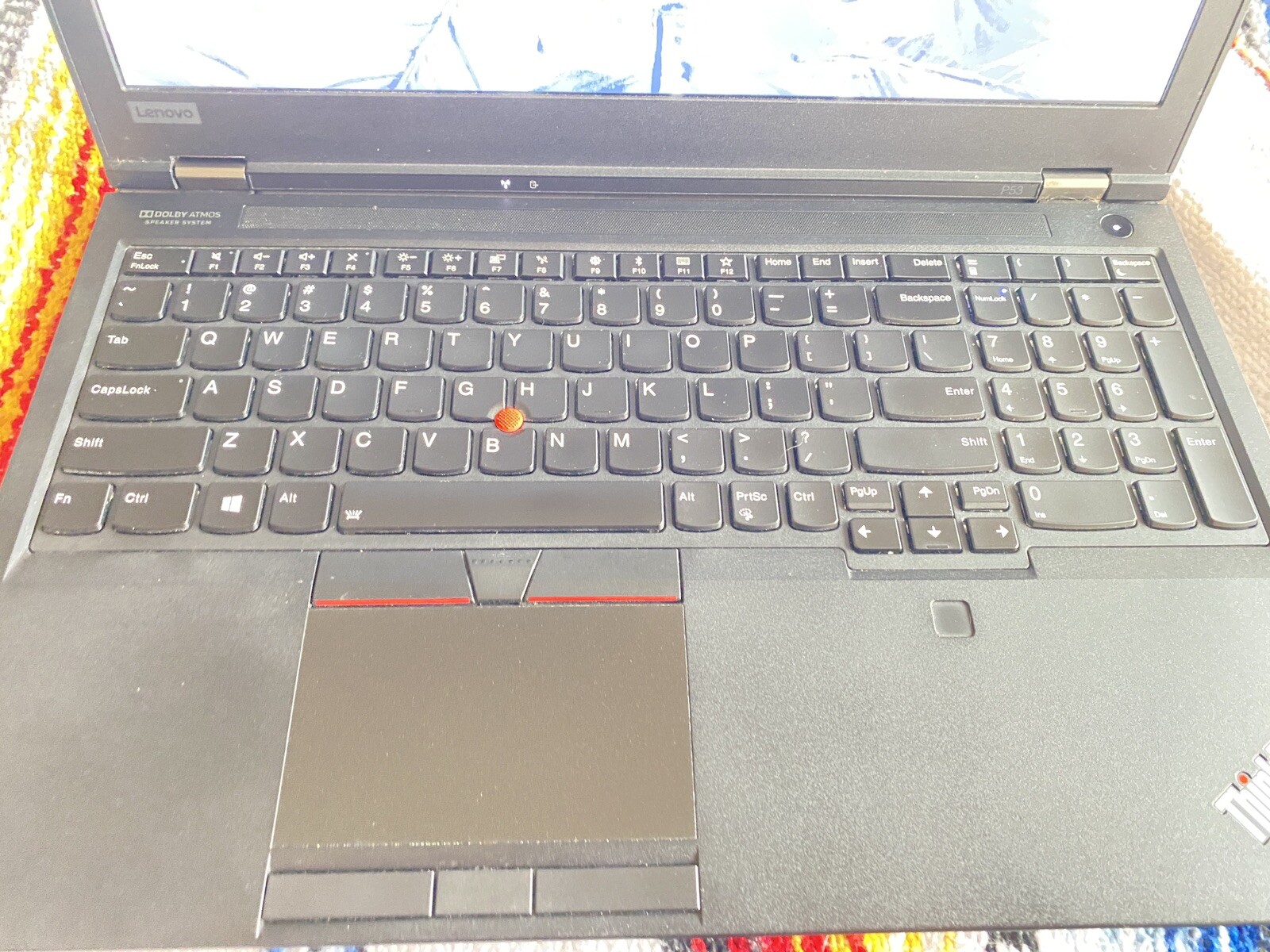 Lenovo ThinkPad P53 15.6 (512GB SSD, i7-9850H, 2.60GHz, 32GB…