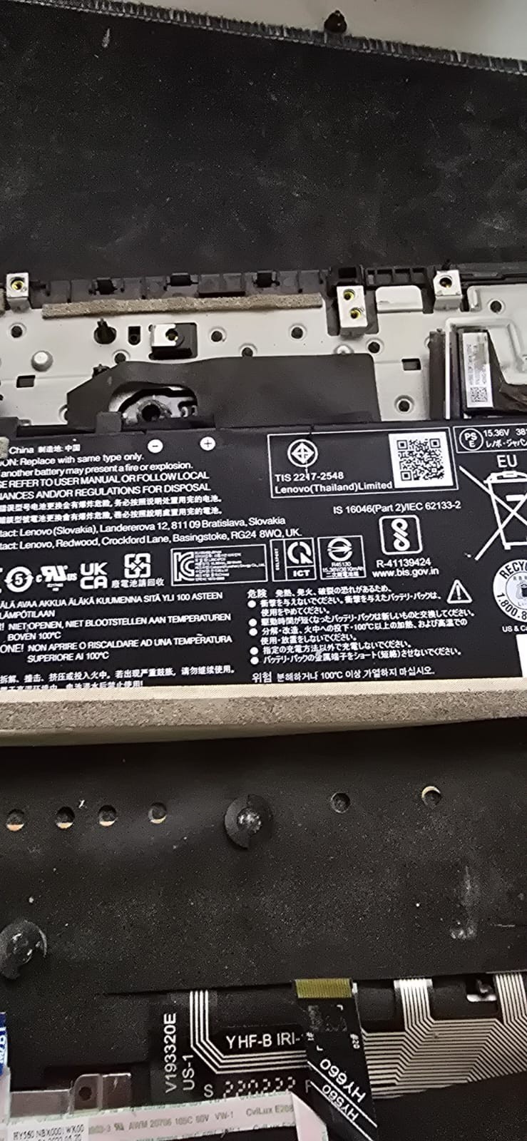 Lenovo Legion 5 15ACH6 Ryzen 7 5800H RTX 3050 Ti 32GB 165Hz + 512GB SSD – PARTS