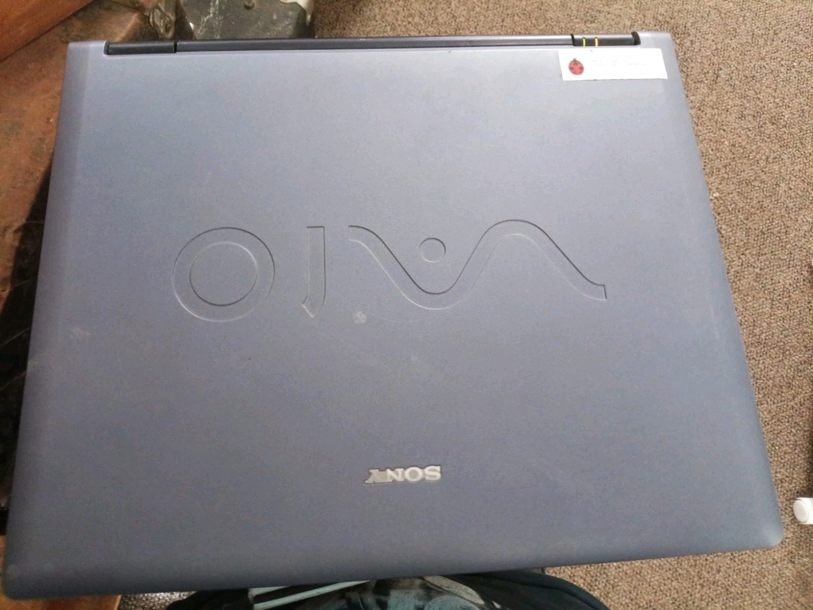 Vintage Rare SONY VAIO Pcg-871L PCG-FRV37 15” Laptop Windows Xp Working 40gb