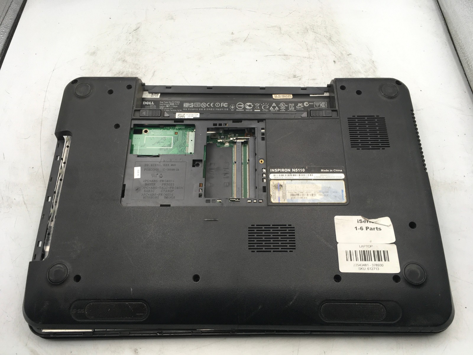 DELL INSPIRON N5110 – FOR PARTS – INTEL CORE I5 2ND GEN – NO RAM – READ DESC -BB