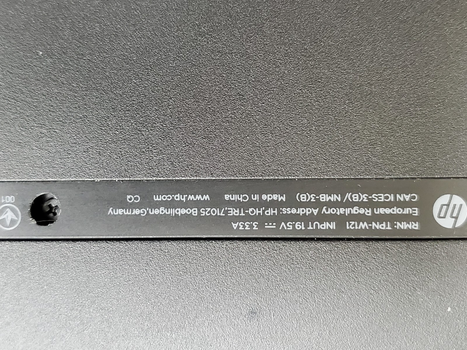 HP Notebook 3168NGW Core i7-7500U@2.70GHz, 8GB RAM, NO HD FOR PARTS