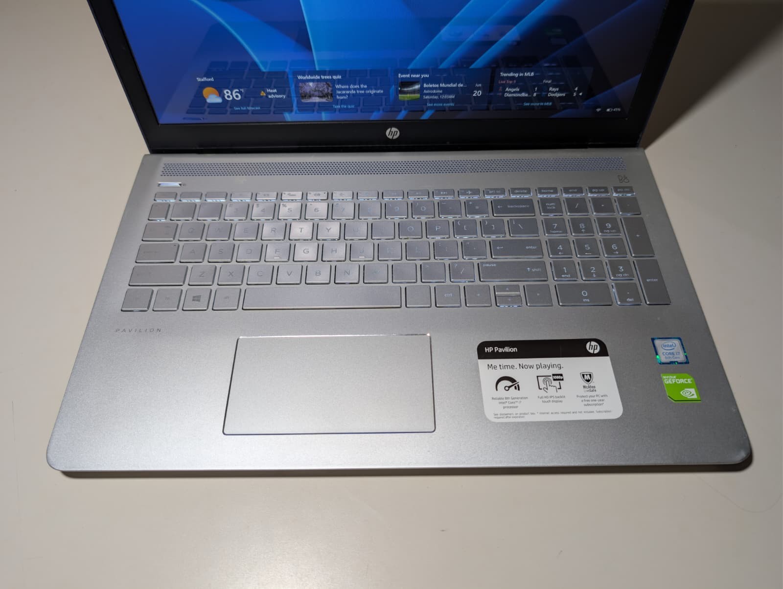 Read! HP Pavilion 15-CC1 Touchscreen | i7-8th Gen 8GB RAM 128GB SSD | NVIDIA