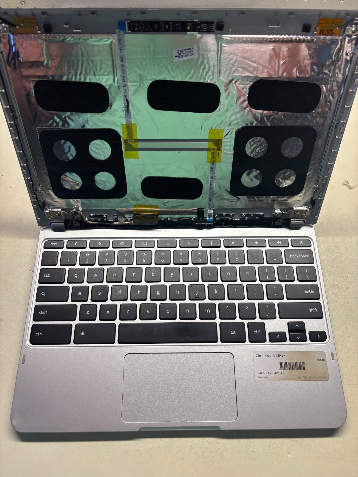 Lot of 4 Samsung Chromebook XE30C12 11.6 Laptop For Parts. No Power/LCD/Bezel