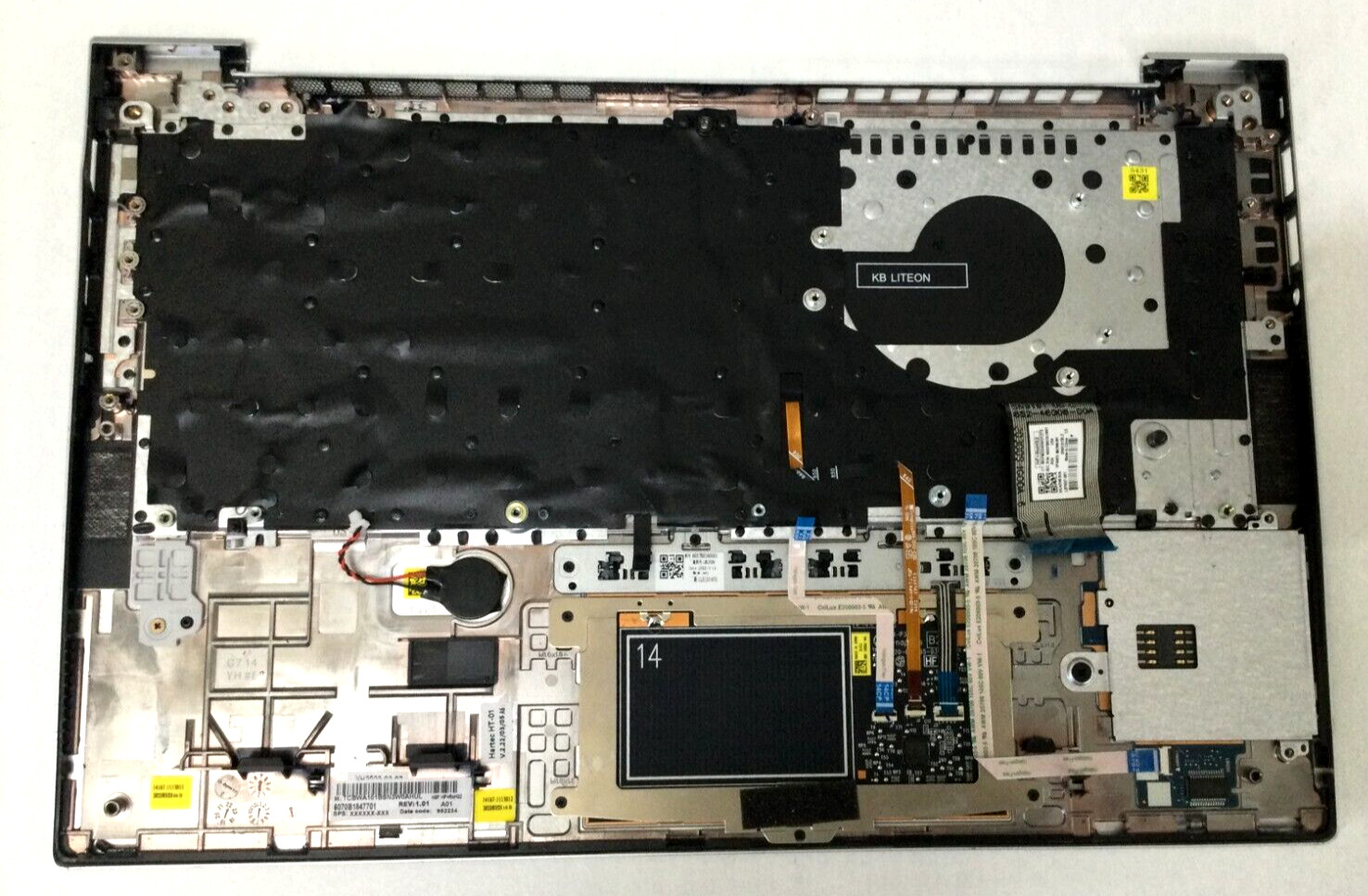 Hp ELITEBOOK Hq-tre 71025 PALM REST FULL ASSEMBLY