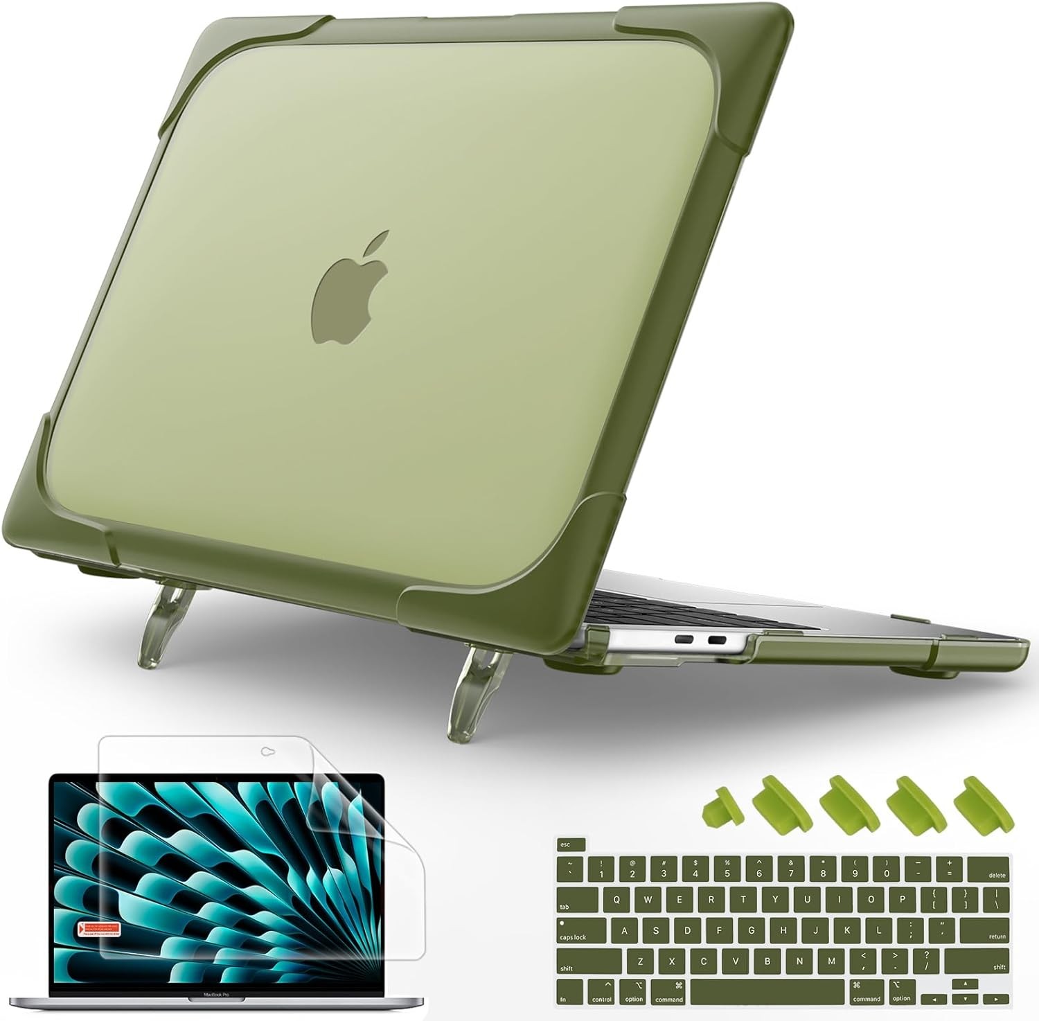 MacBook Pro 16 inch Case 2019 Release A2141, Heavy Duty Dual Layer Hard Cover