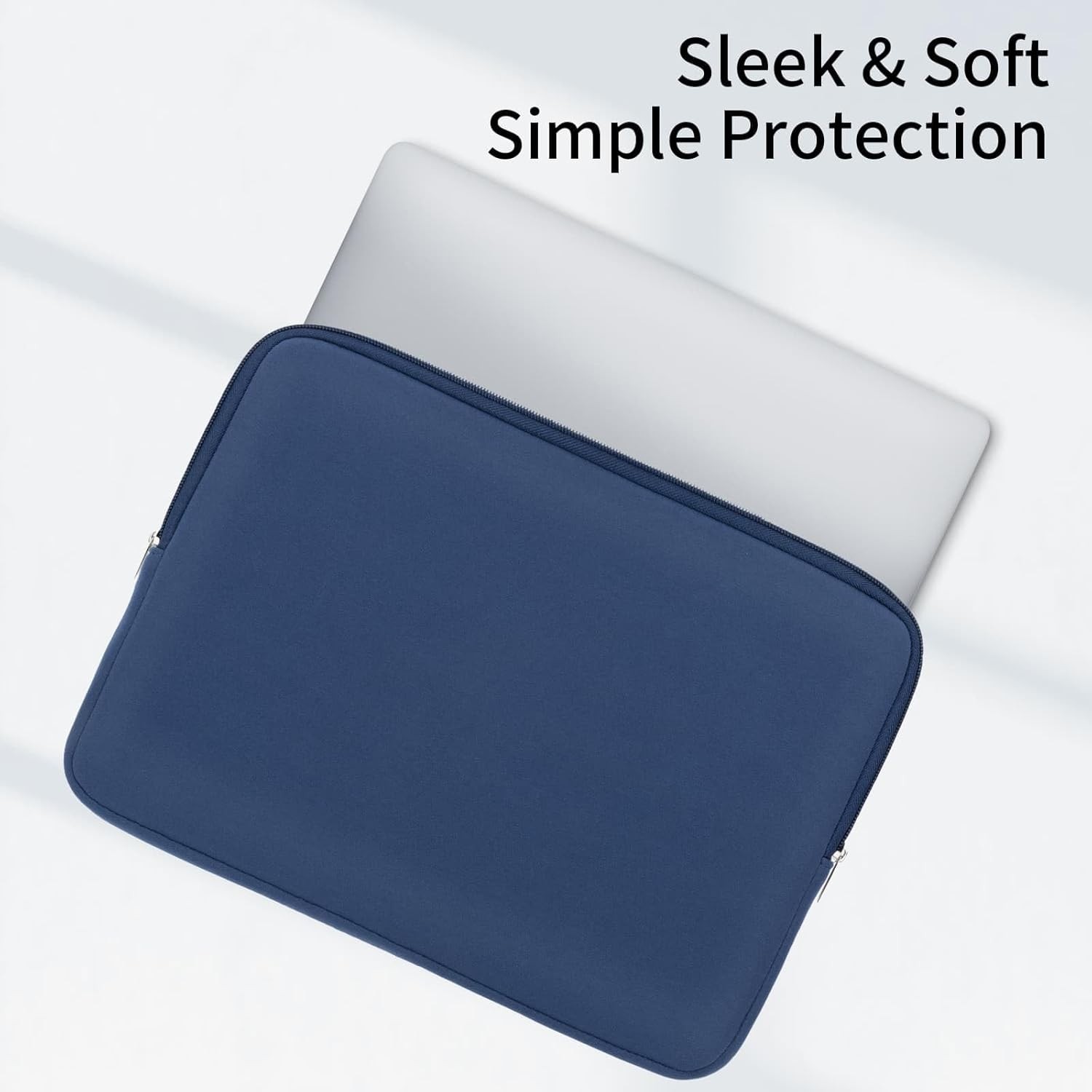 15.6 Inch Laptop Sleeve Protective Case Soft Carrying Zipper Bag Cover for 15.6″