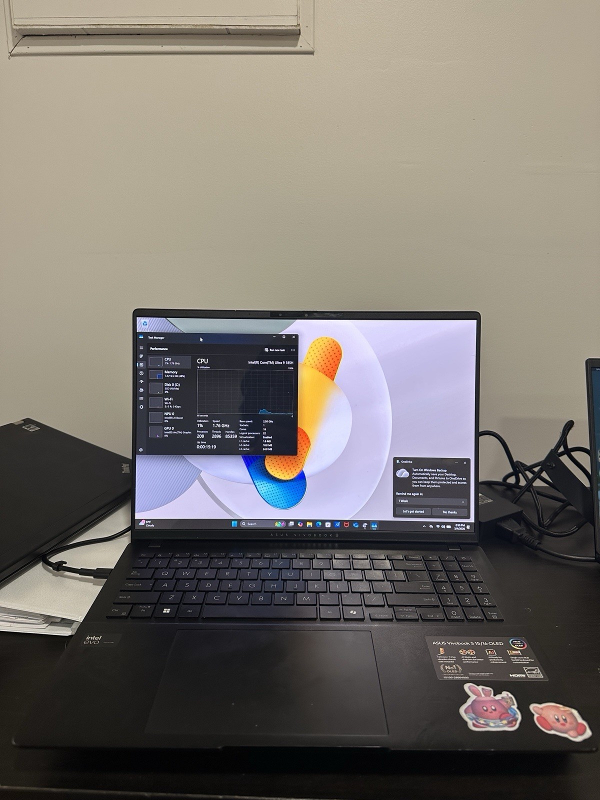 ASUS Vivobook S 16 OLED Intel Ultra 9 185H 16GB 1TB Win 11