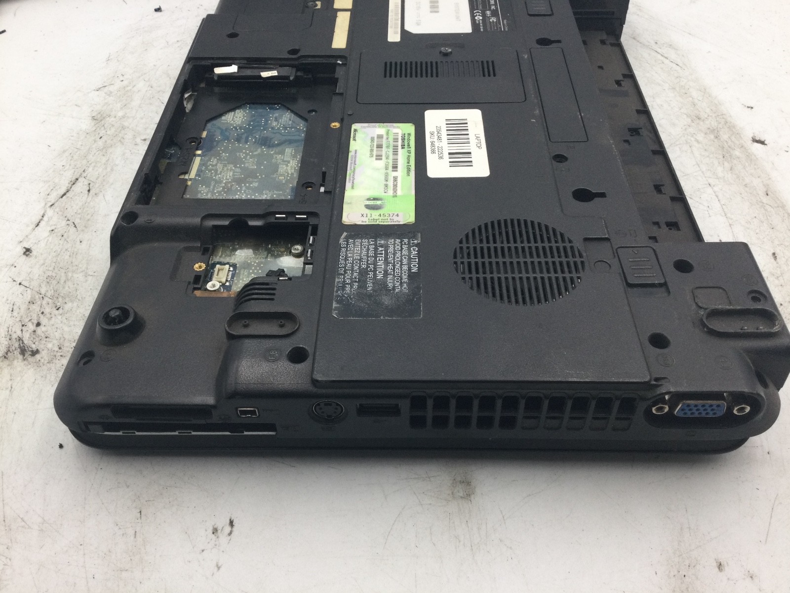 SATELLITE M105-S3041 – FOR PARTS – INTEL CORE SOLO – NO RAM -READ DESCRIPTION-BB