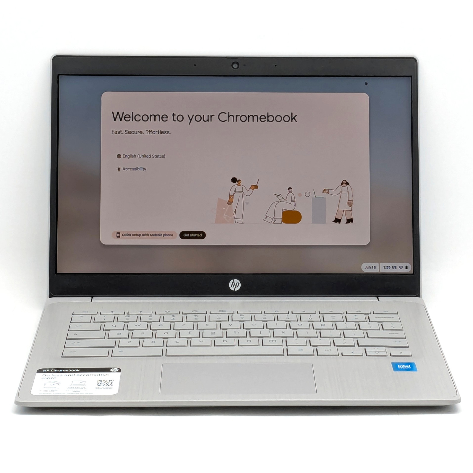 HP Chromebook 14-a-ne1013dx 14″ Intel Celeron N4500 4GB RAM 64GB eMMC ChromeOS