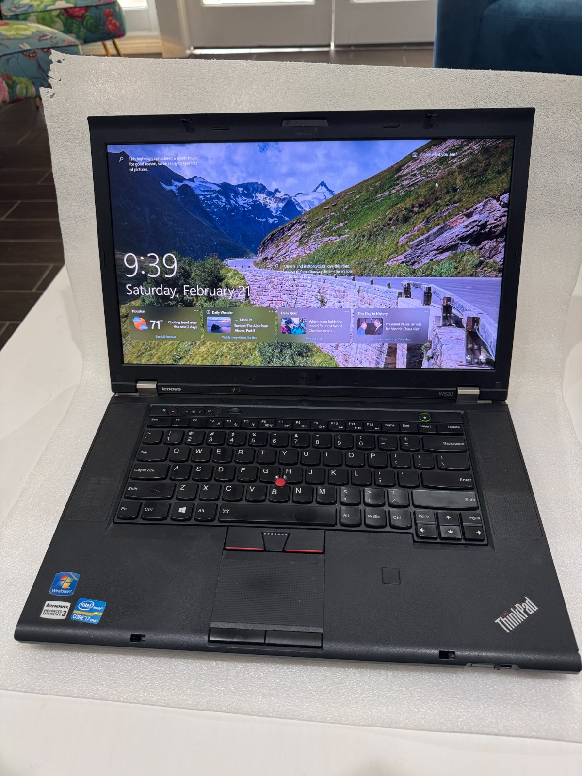 Lenovo ThinkPad W530 i7‑3840QM • 32GB • 960GB mSATA SSD • K1000M • FHD • DVD‑RW