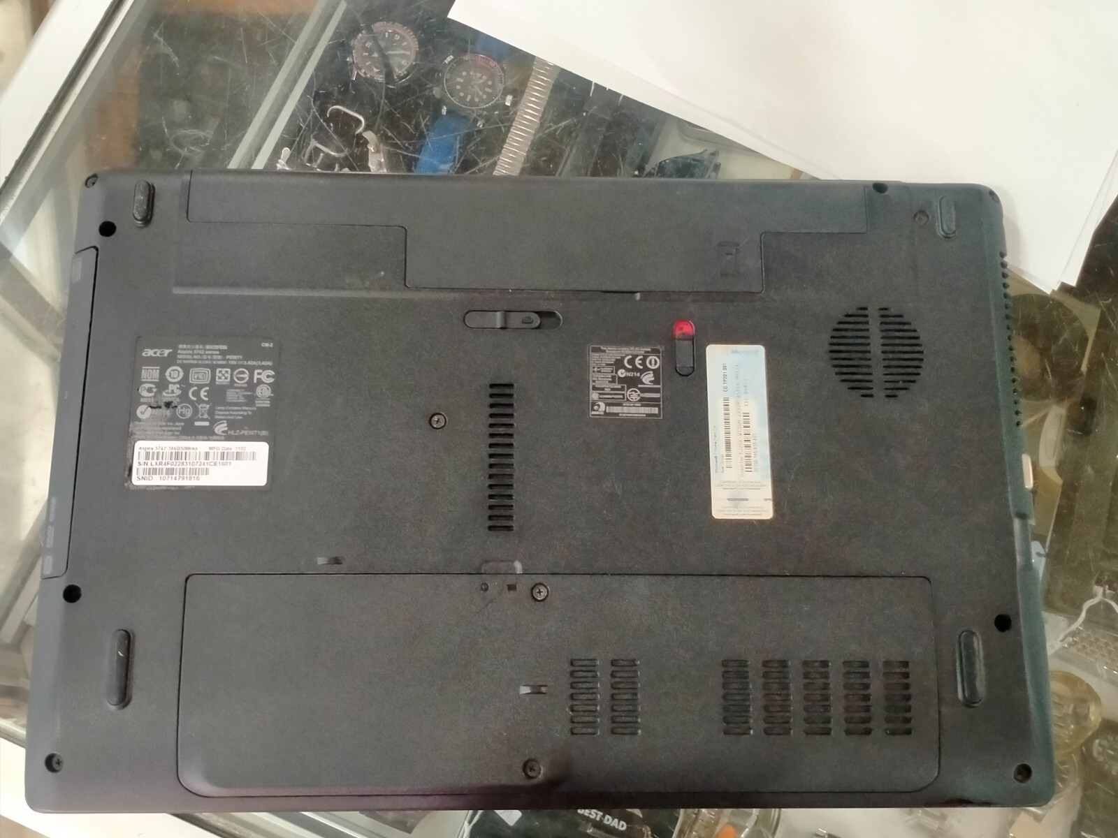 ACER ASPIRE 5742 SERIES PEW71 WINDOWS 7 HOME PREMIUM 4GB RAM 500GB HDD / I3