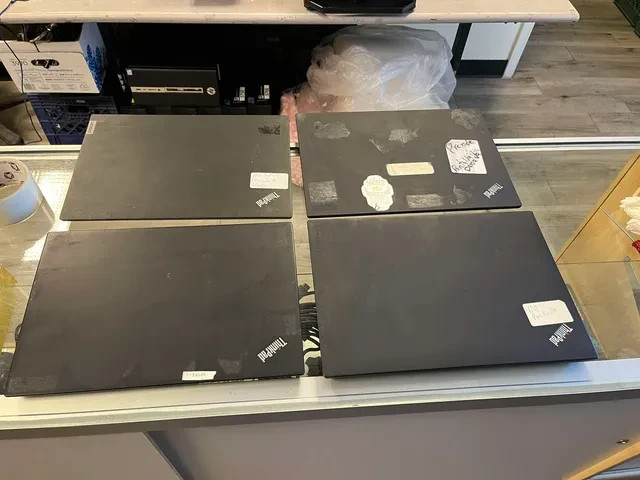 Lot of 4 Lenovo ThinkPad Laptops FOR PARTS / REPAIR ONLY – i5/i7 Mixed Models –