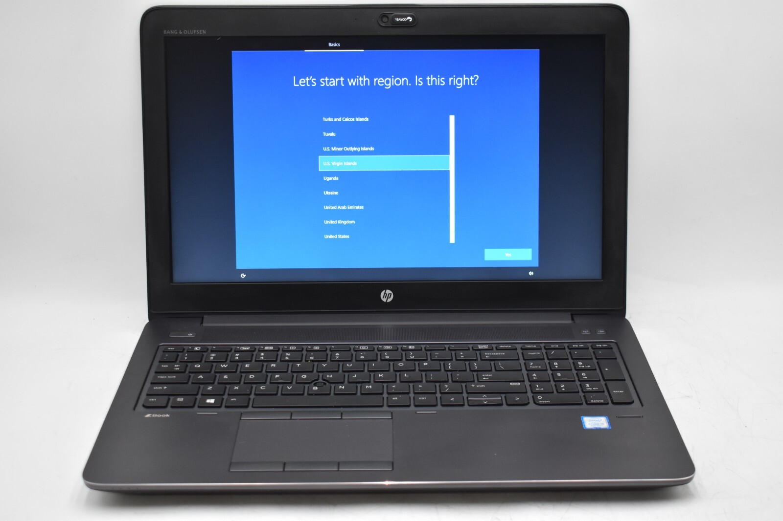 NEW BATTERY & RAM HP ZBOOK 15 G4 Laptop i5-7440HQ @ 2.80Ghz 16GB 256GB SSD *READ