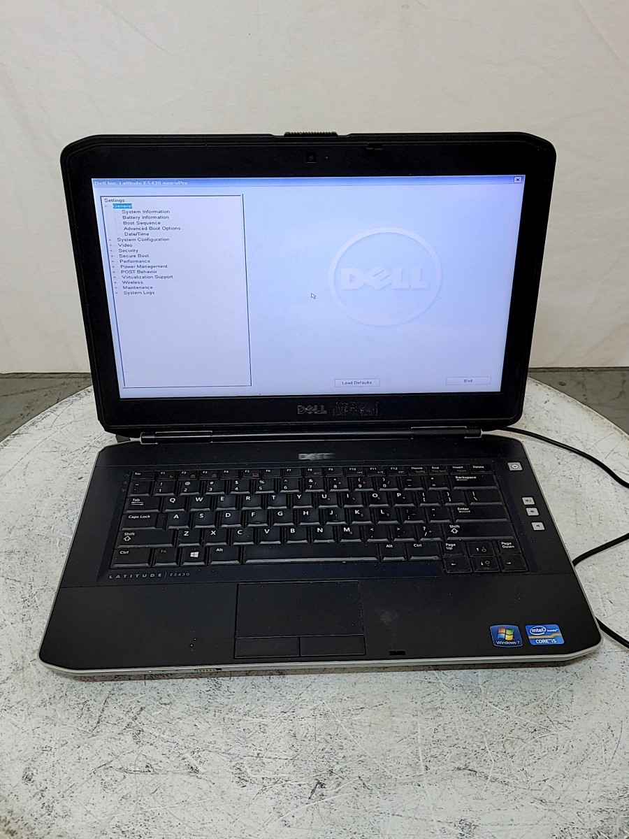DELL P27G LATITUDE E5430 NON-VPRO 14″ Laptop I5-3210M 4GB 320GB SEE NOTES
