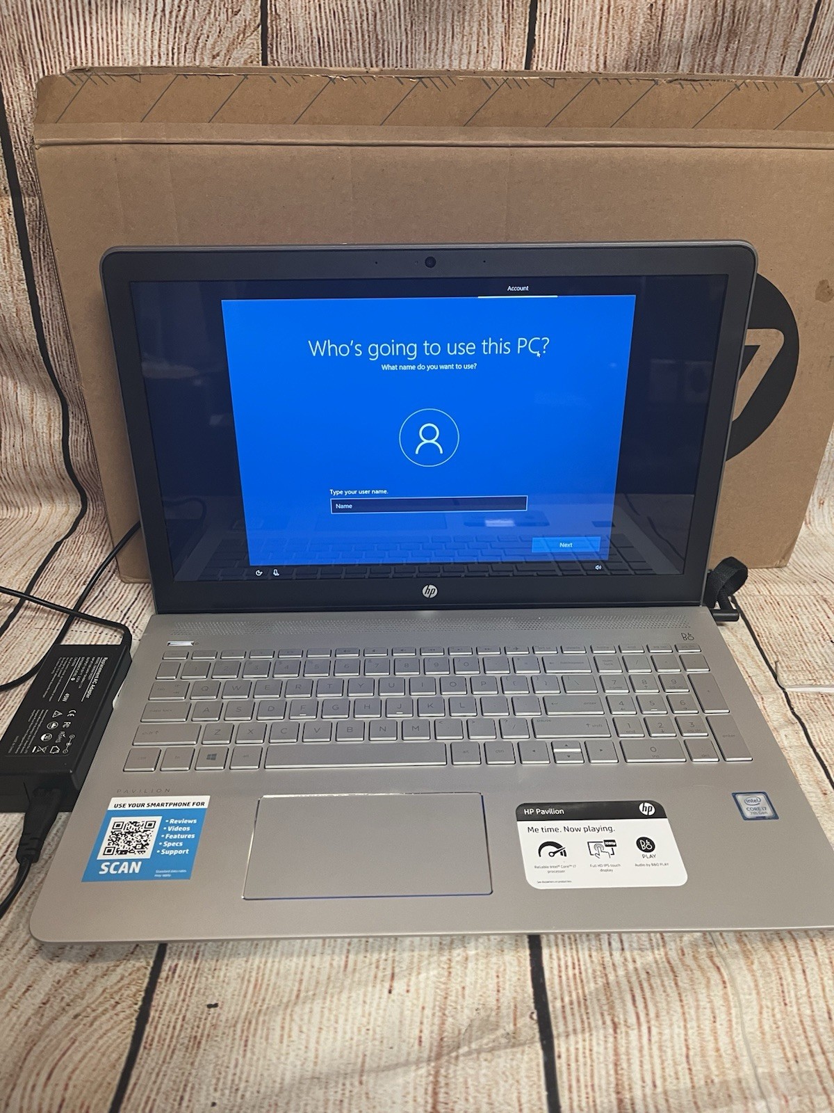HP Pavilion 15.6 15-CC020nr Touch FHD 1920×1080 2.7GHz i7-7500U 12GB 1TB SSD