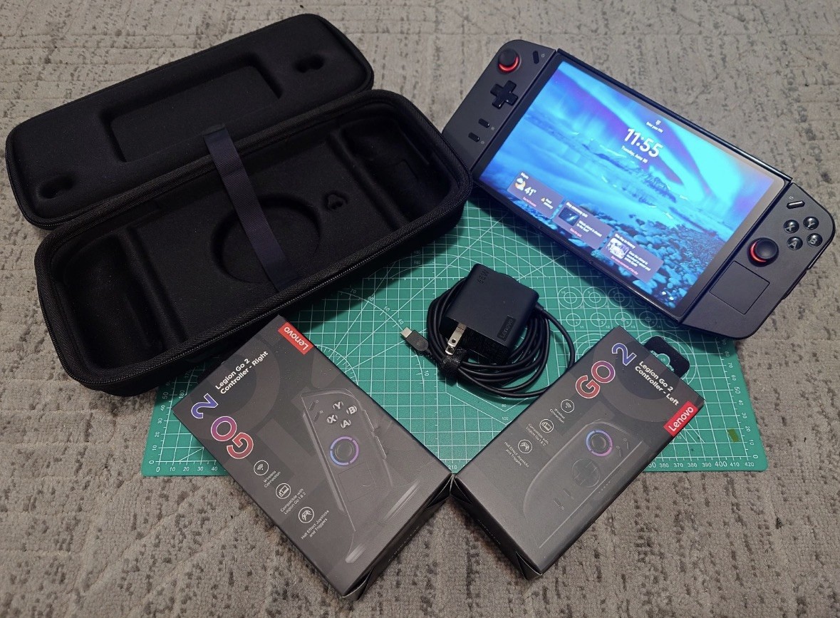 Legion Go Z1 Extreme 512GB, Upgraded Battery, GO 2 Controllers, OEM Case