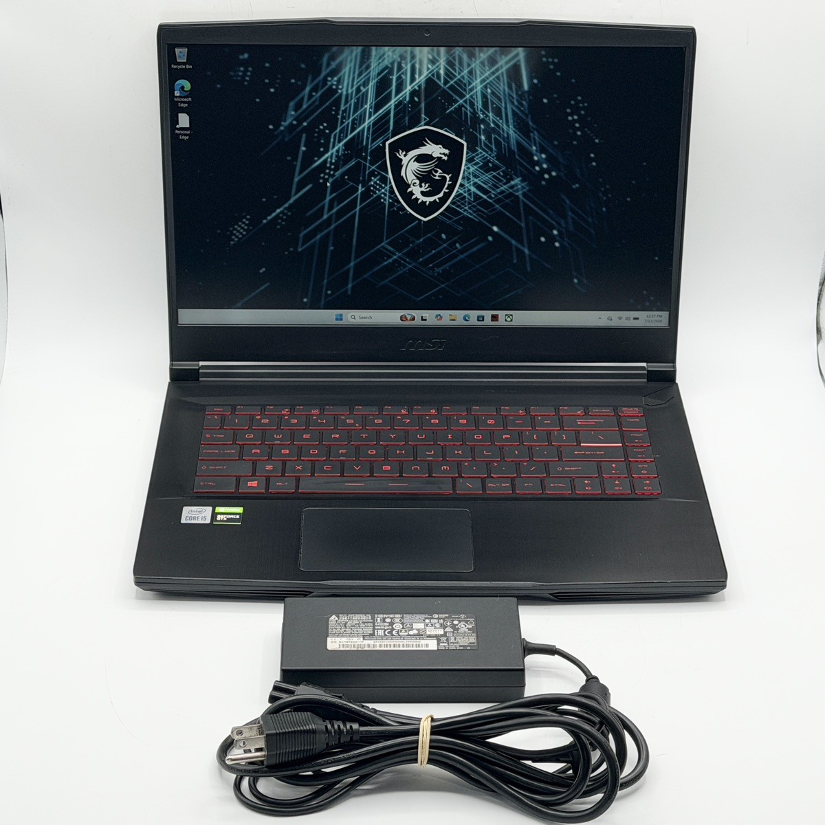 MSI Thin GF63 10SCXR 15.6″ i5 8GB RAM 256GB SSD GTX 1650 W11H (CP1022811)