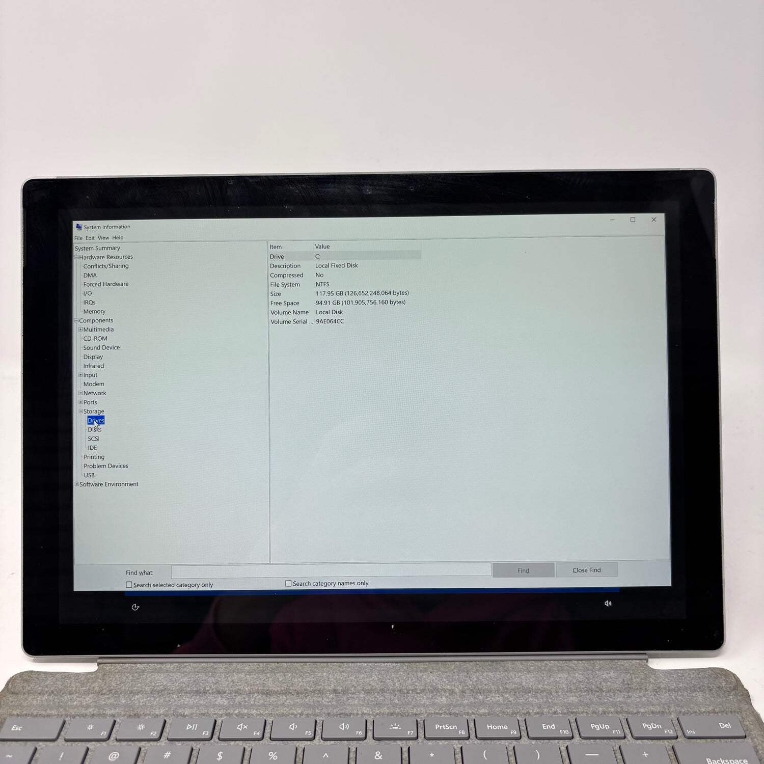 Microsoft Surface Pro 1 1796 12.3″ i5-7300U 2.6GHz 4GB RAM 128GB SSD