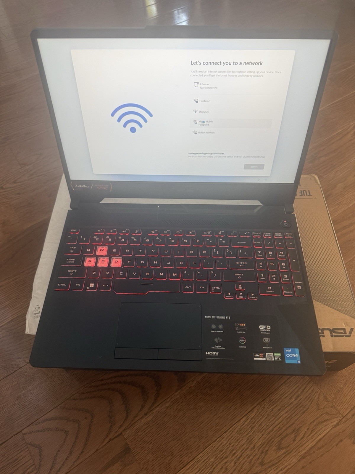 Asus TUF F15 FX506H 15.6″ i5-11400H 2.7GHz 8GB RAM 512GB SSD GeForce RTX 3050