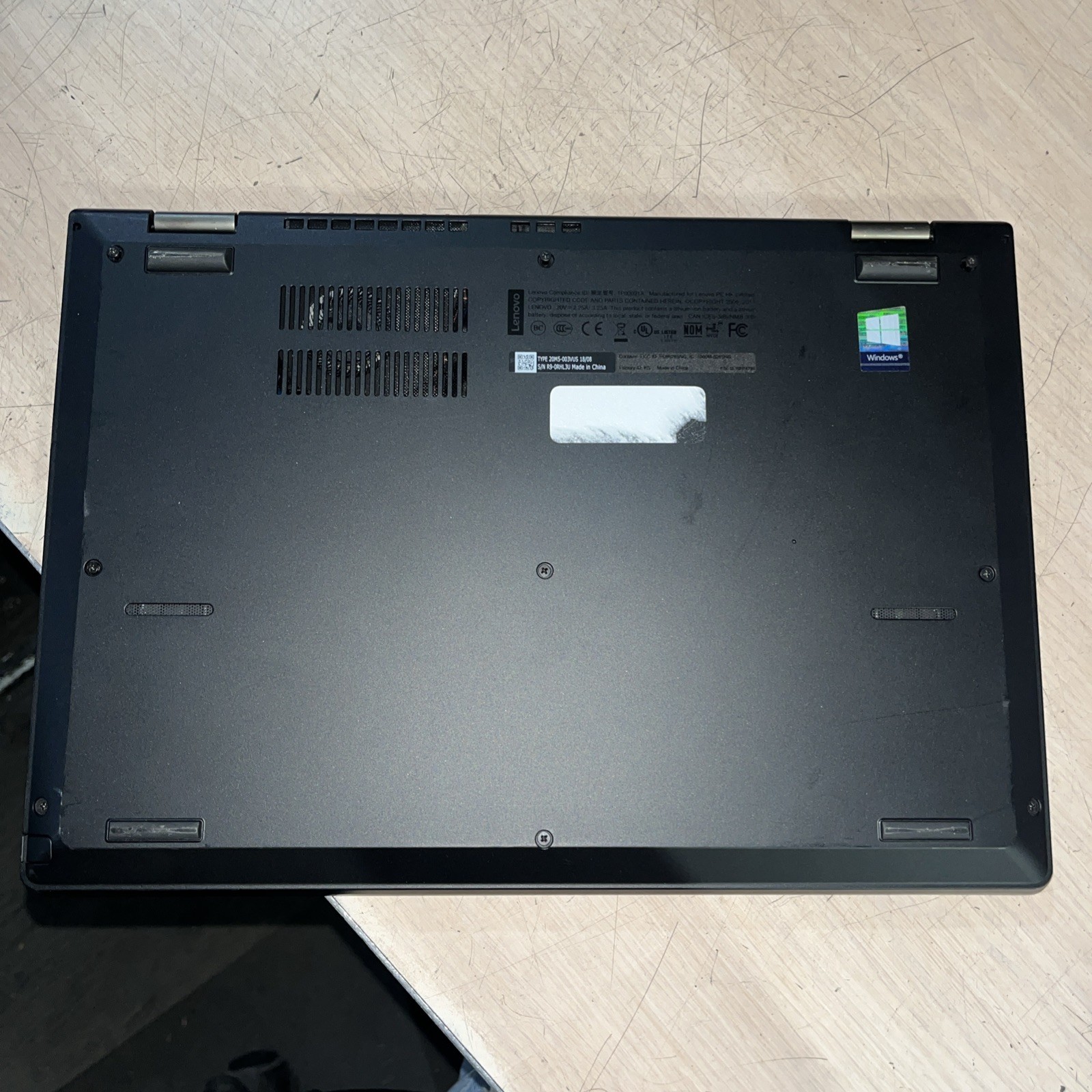 LENOVO THINKPAD L380 INTEL CORE I3-8130U 2.20GHZ 8GB RAM NO HD