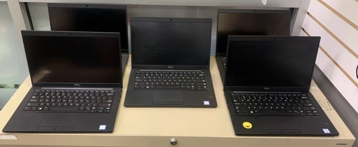 🌟5x Lot Dell Latitude 7390 i7 8650U No Batt No SSD No Ram Working🌟