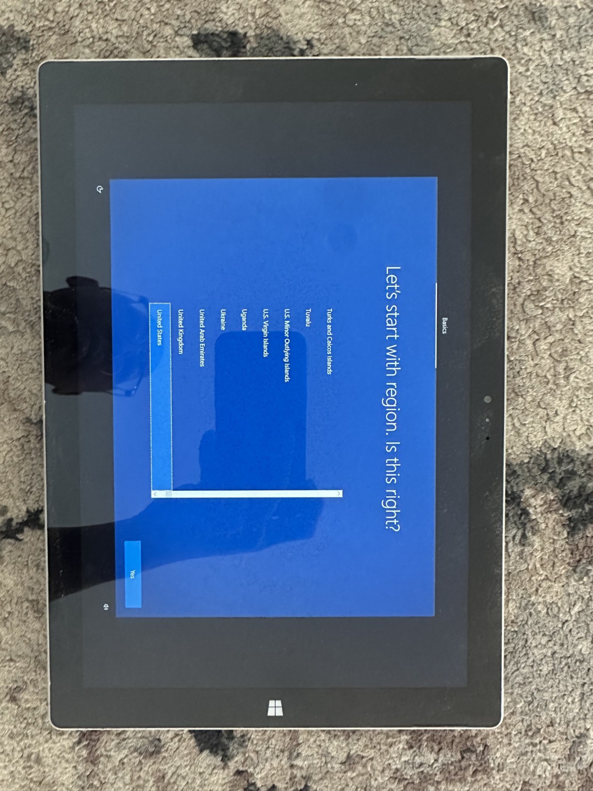 Microsoft Surface Pro3 Intel Core i5-4300U @1.90 GHz 4GB RAM 128GB SSD Bad touch