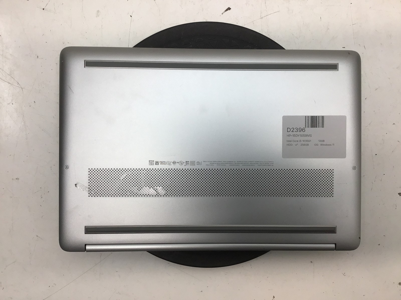 HP-15DY1059MS Intel Core i5-1035G1 12GB Ram 256GB SSD Windows 11