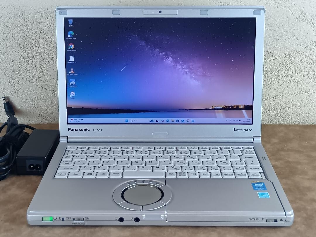 Panasonic Letsnote CF-SX3 Windows10 Pro Core i5 RAM4GB SSD 256GB 4GB Used