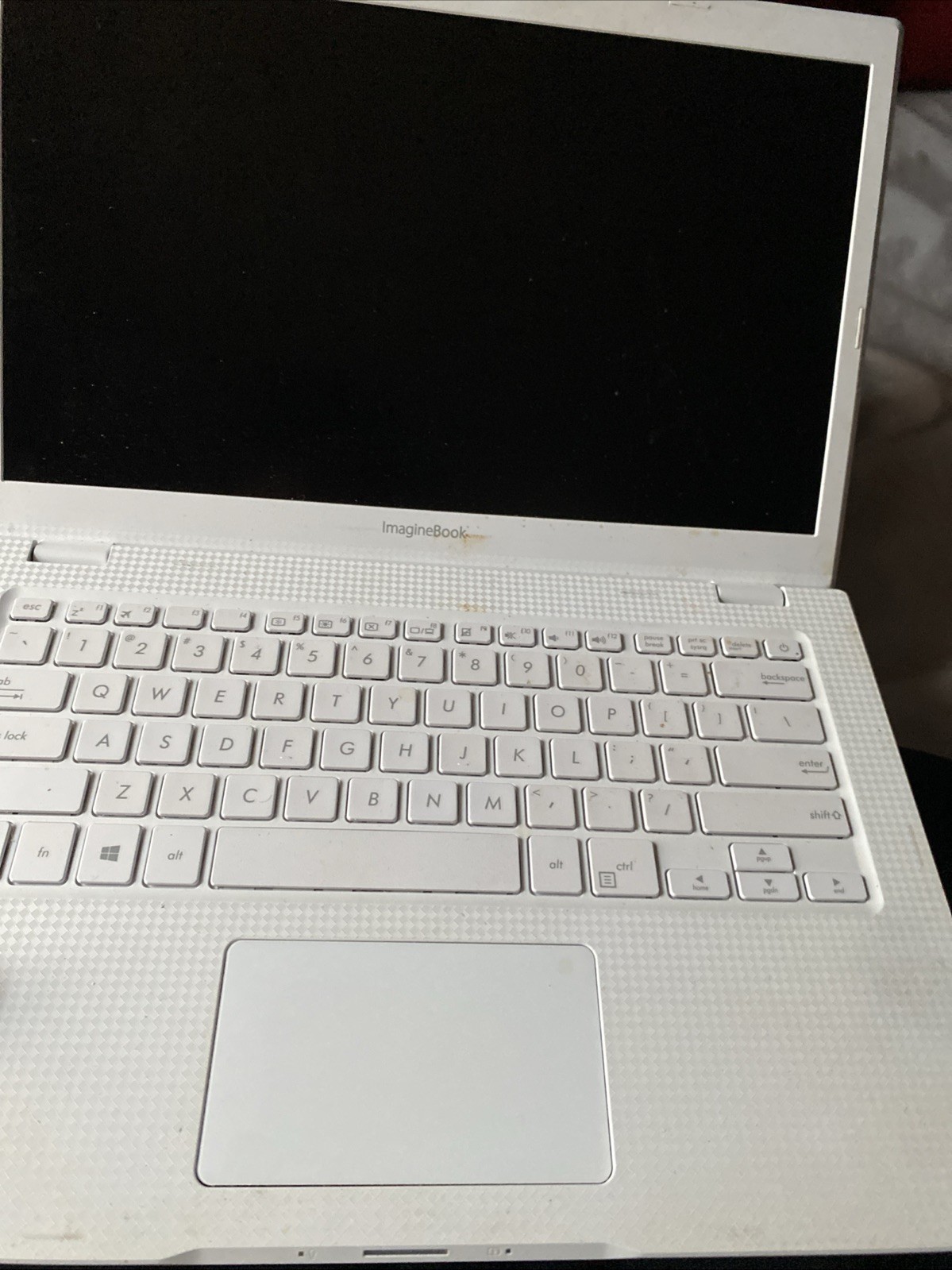ASUS ImagineBook MJ401T Core M3-8100Y Laptop 4GB RAM, White