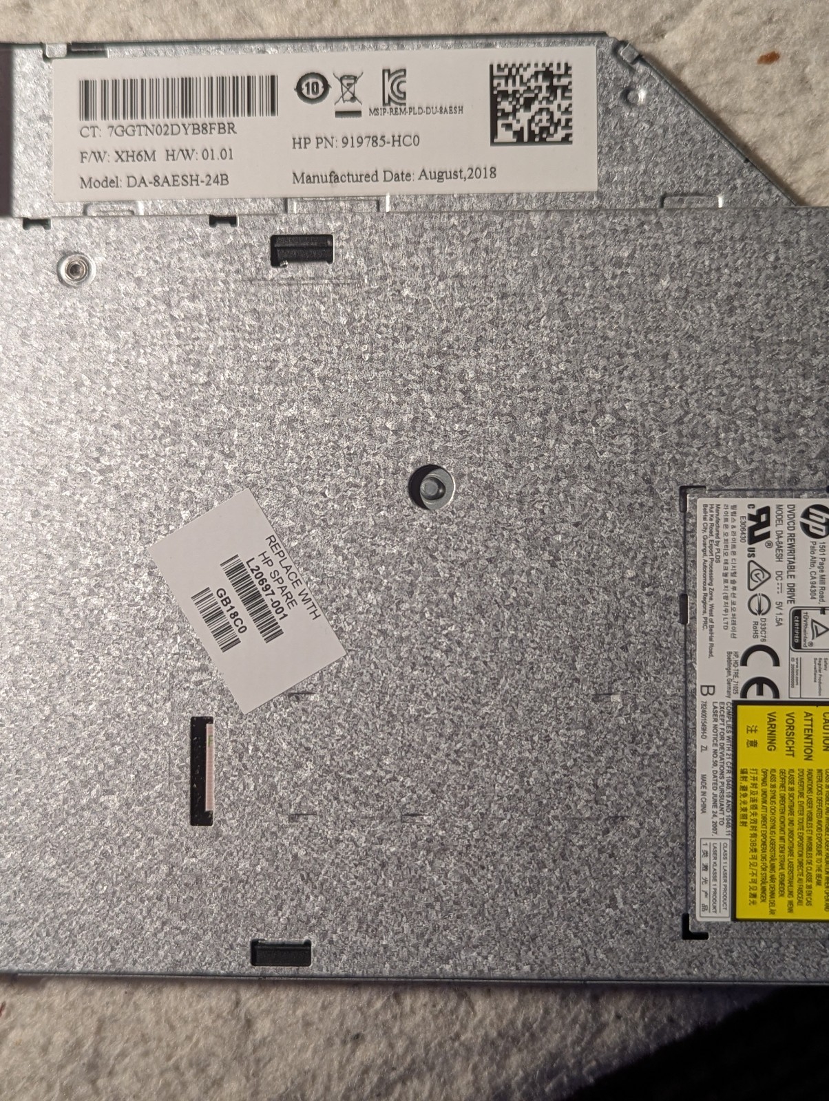 HP ENVY 17T-CE100 i7-10510U @ 1.80 GHz INTEL 16RAM NO HDD/OS (FOR PARTS) *READ*