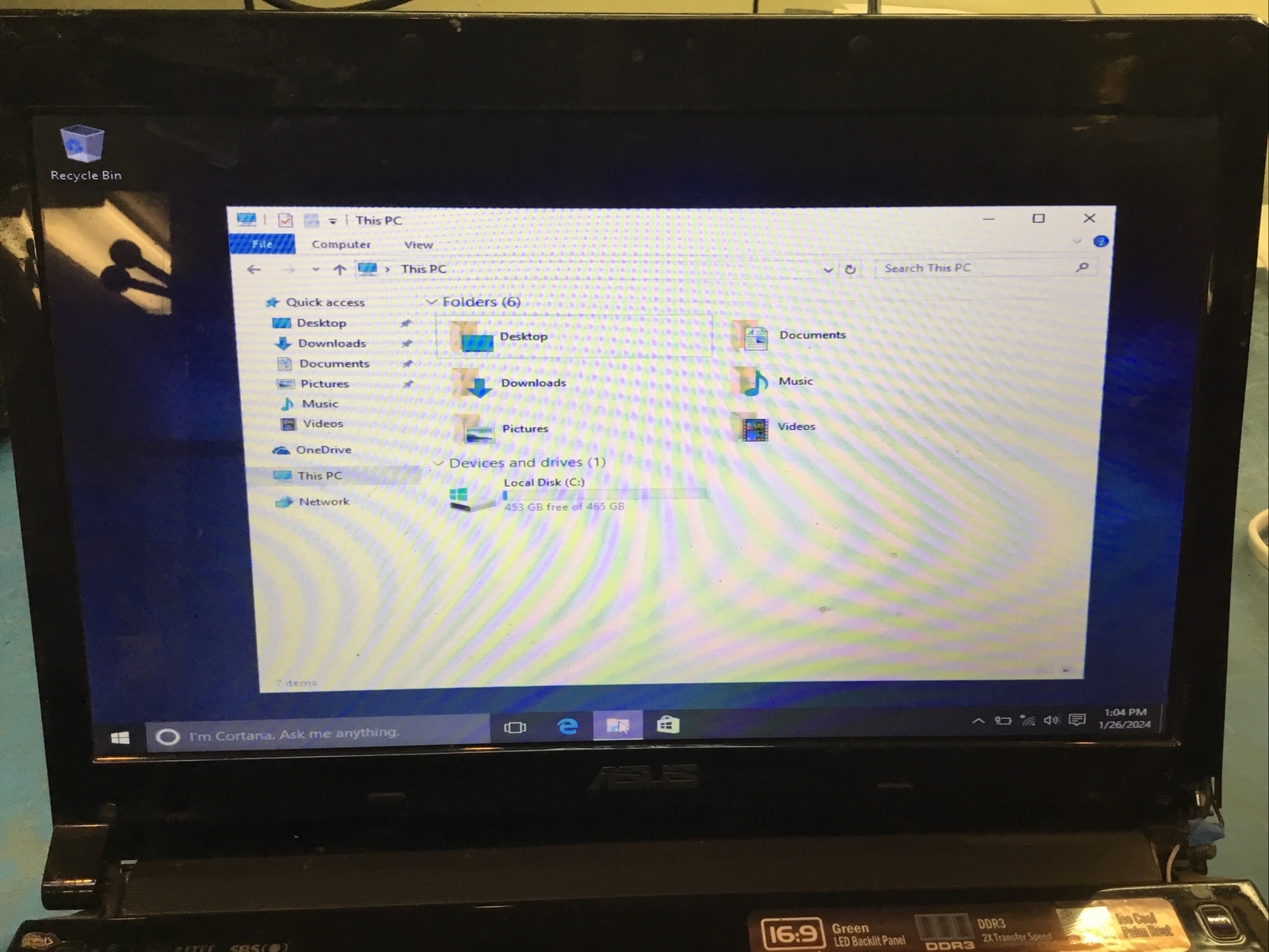 Asus Ul30v Laptop Intel Centrino U7300 @ 1.30GHz, 4GB RAM,500GB HDD, Win 10 – I3