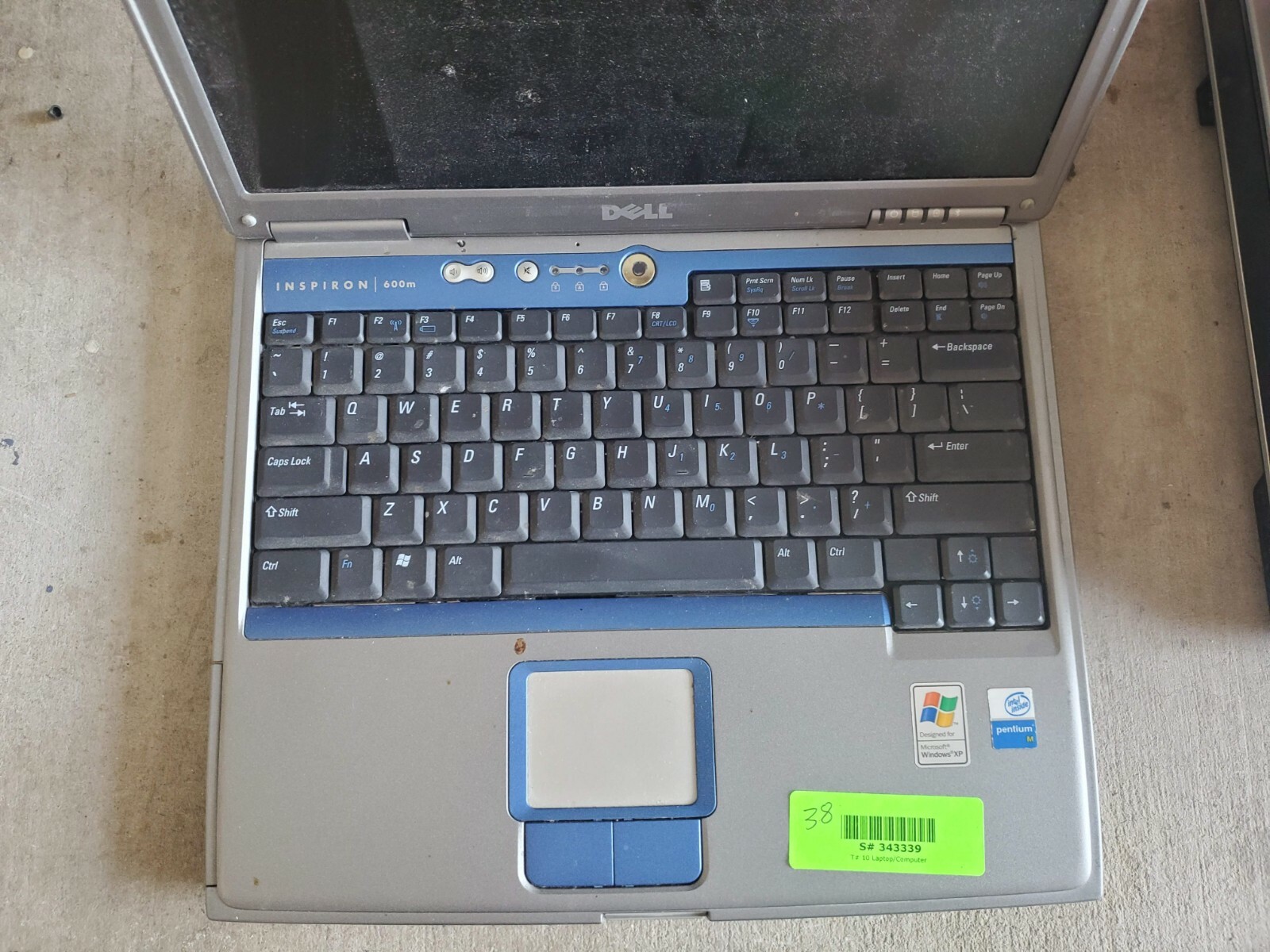 Dell Inspiron 600M PP05L Laptop for Parts or Repair
