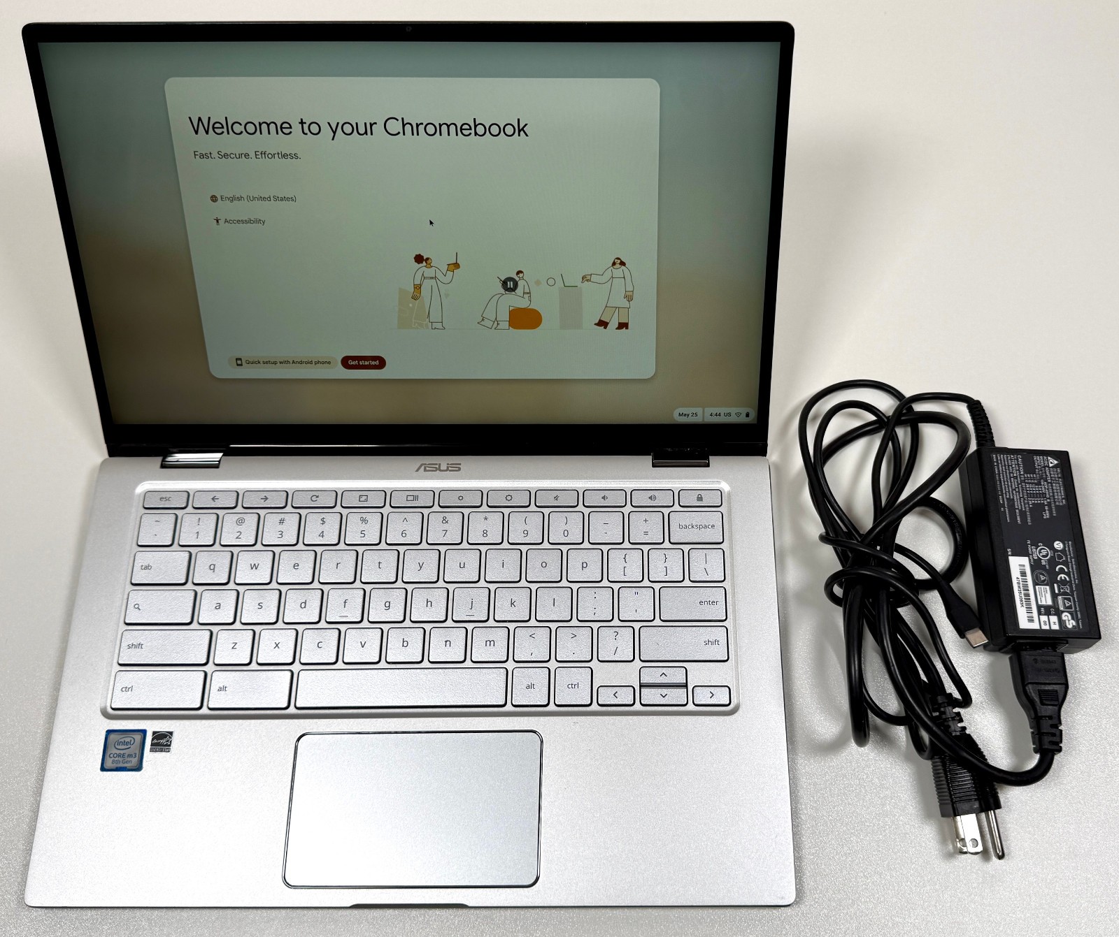 ASUS Chromebook Flip C434T 14″ Full HD Touch 1.1GHz m3-8100Y 4GB RAM 64GB eMMC