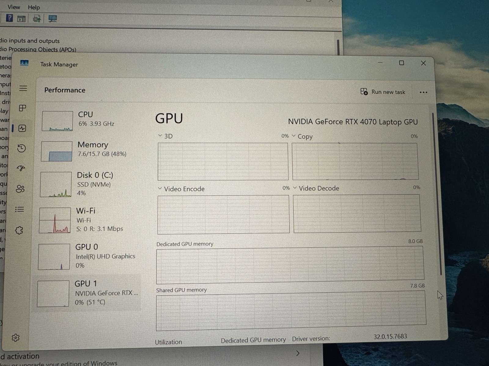 Alienware m16 R1 16″ i7-13700HX 16GB 1TB SSD RTX 4070 Win 11 Pro