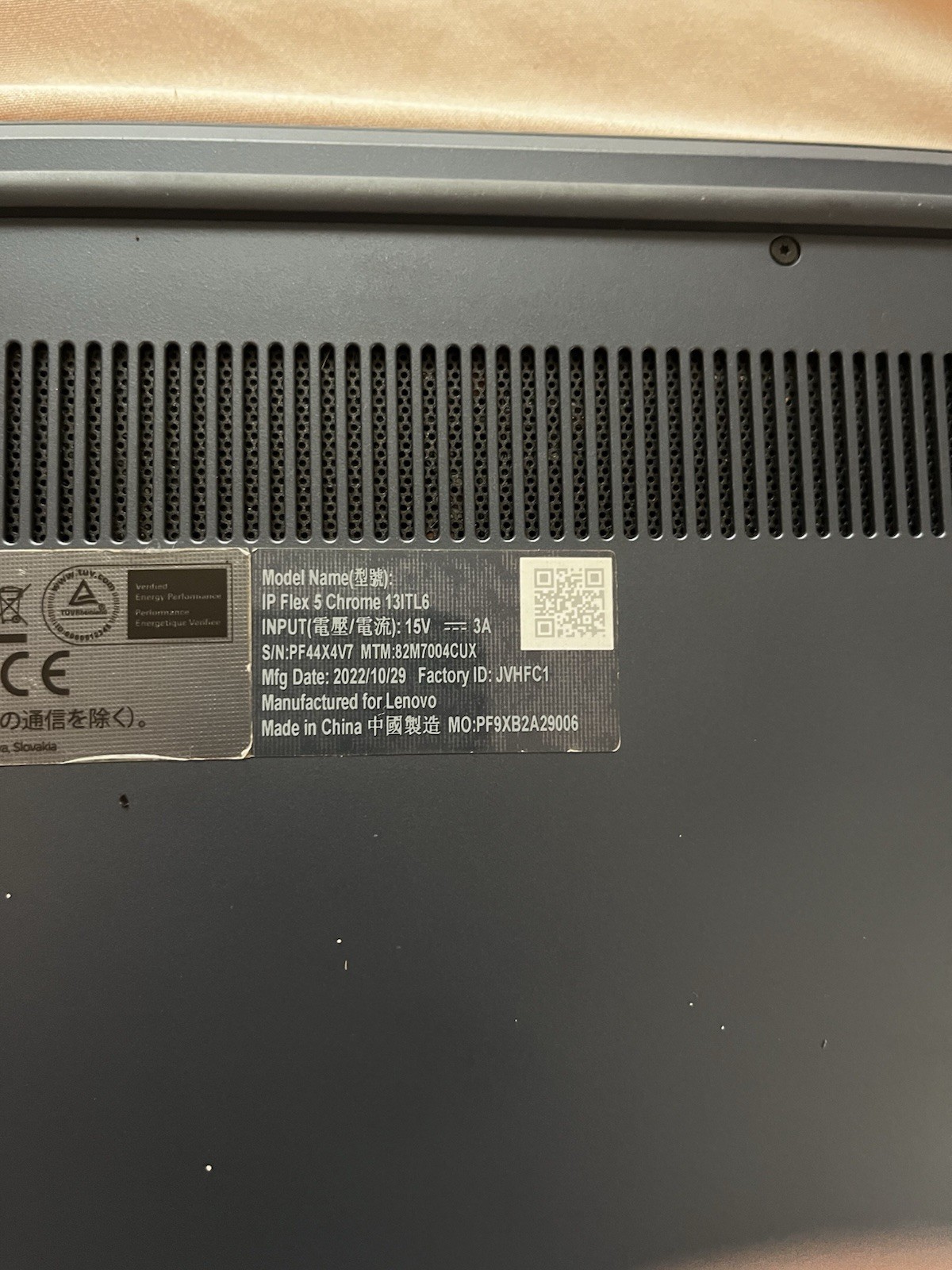 Lenovo IP Flex 5 Chrome 13ITL6 13.3″ FHD Touch i3-1115G4 4GB 128GB SSD