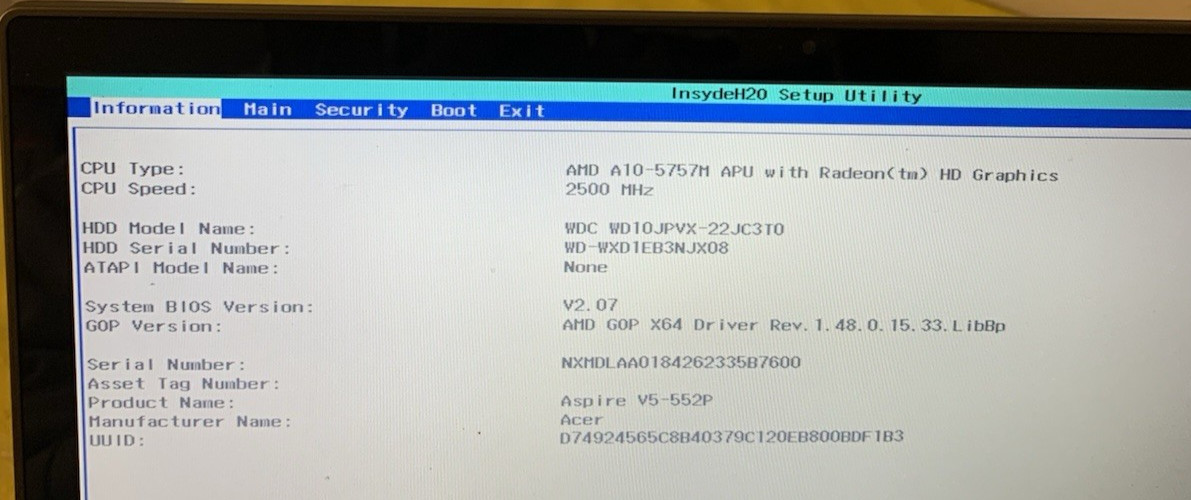 Lot Of 3 Mixed Acer Aspire Laptops For Parts