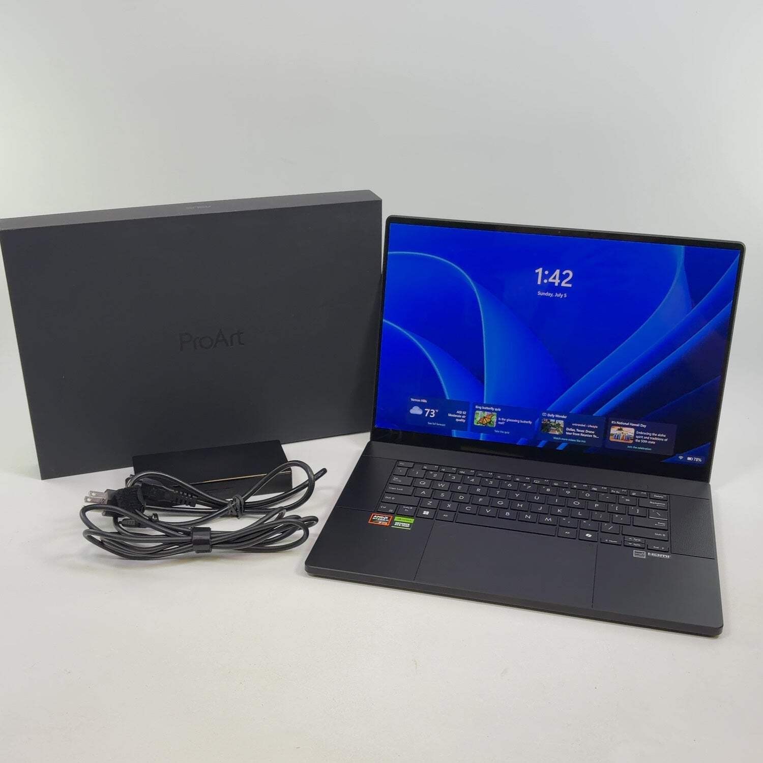Asus ProArt P16 H7606 16″ Ryzen AI 9 HX 370 2.0GHz 32GB RAM 1TB GeForce RTX 4060