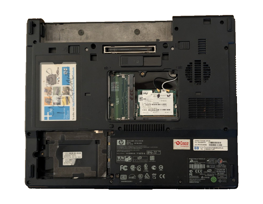 HP COMPAQ NC6120 – INTEL CENTRINO — Parts/Repair